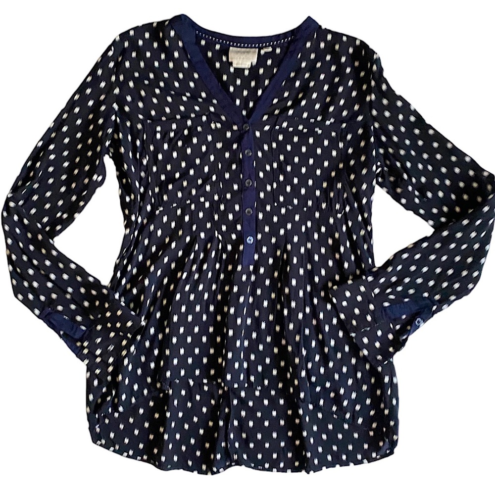 Anthropologie Vanessa Virginia long sleeve blouse size 2